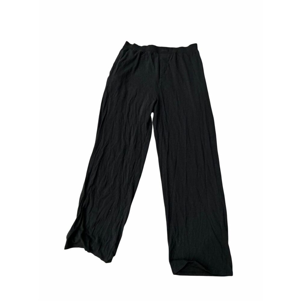 Skims Women's Size Medium Black High Waisted Casual Lounge Pants